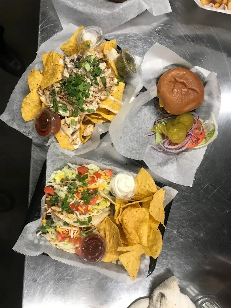Loaded Philly Cheese Steak with Onion Rings